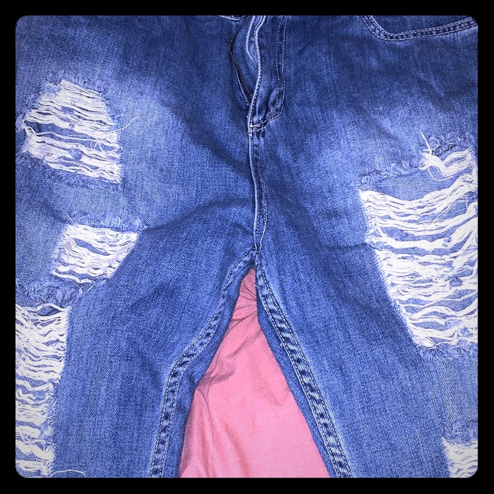 Forever 21 distressed jeans.